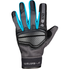 iXS Classic Evo-Air Motorcycle Gloves - Black/Turqoise Woman