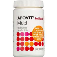 Apovit D-vitaminer Vitaminer & Mineraler Apovit Multi Voksen 100 stk