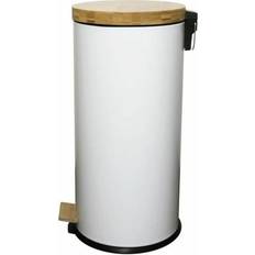 Kitchen Move Rubbish Bin White 30 L