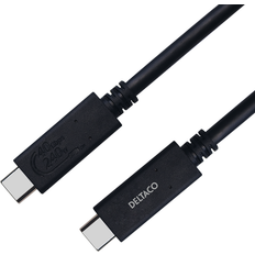 Deltaco USB-C Kabel 0.8m 5A