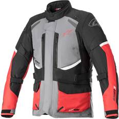 Alpinestars Andes V3 Drystar MC-Jacka Mörkgrå-Svart-Klarröd