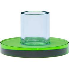 Verre Bougeoirs Hübsch Astra Small, Bleu/Vert - Multicolore Bougeoir