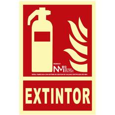 Rojo Portapapeles y Expositores Normaluz RD00101 Seíal Luminiscente Extintor PVC 21 x 30 cm