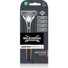 Wilkinson Sword Quattro Essentials 4 Vintage Barberingsmaskine Ekstra blade 4 stk 1 stk