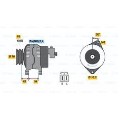 Gasolina Generadores Bosch 0 986 045 601 Alternador 14V 80A Pajero 2 L200 III Pick-up