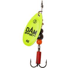 Effzett Fluo Spinner #4 10g Sinking, Gul Grymt bra spinn i skeden