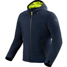 Blue Motorcycle Jackets Rev'it! Traffic H2O Motorcycle Jacket - Dark Navy