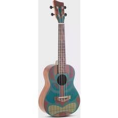 Ukuleles uitverkoop Gewa Manoa Tiki 3 Concert Ukulele