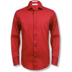 Calvin Klein Shirts Calvin Klein Boys' Long Sleeve Sateen Dress Shirt - Button-down