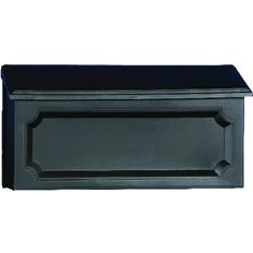 Gibraltar Architectural Mailboxes Windsor Plastic Wall Mount Mailbox Black Small Capacity
