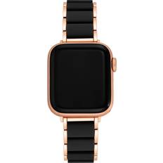 Smartwatch Strap Anne Klein Rubberized Link Bracelet Band for Apple Watch 42/44/45/Ultra 49mm