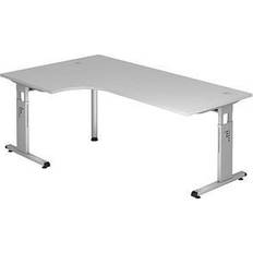 Casters Tables Bela H650 Schreibtisch Lichtgrau Winkelf R/L C-Fuß Writing Desk