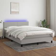 Senge & Madrasser vidaXL LED-lys stof Kontinentalseng