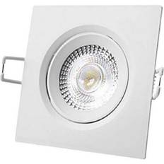 White Spotlights Edm Empotrables LED 380lm 6400K Cuadrado Blanco 9x9 cm Foco