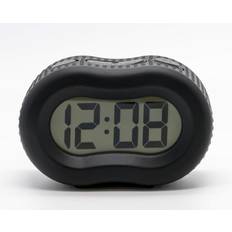 Alarm Clocks Timelink Smartlight Digital Rubber Outer Shell Alarm Clock Black