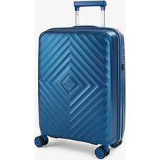 Rock Blue Cabin Bags Rock Luggage Infinity 8 Wheel Hardshell