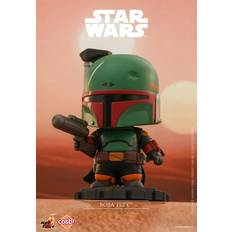 Hot Toys Star Wars: The Mandalorian Cosbi Mini Figure Boba Fett Black 8 cm