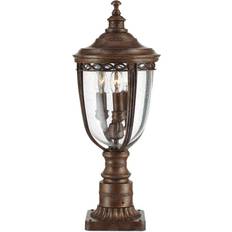 Bronce Cadenas de Luces Elstead Lighting English Bridle 3 Light Pedestal - Bronze Cadena de Luces 1 Lámparas