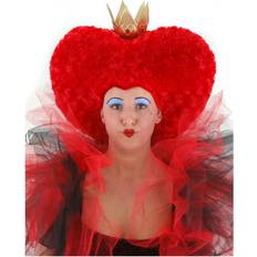 Red Long Wigs Elope Queen of hearts wig