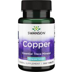 Copper Supplements Swanson Copper 2mg 300 Tabs