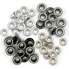 Yarn & Needlework Supplies Eyelets Standard 60/Pkg-Cool Metal