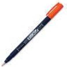 Orange Brush Pens Tombow Fudenosuke Fine Tip Brush Pen -Orange