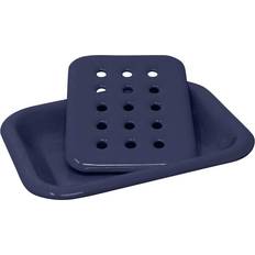 Bathroom Interior & Storage sale Klar Seifen Enamel Soap Dish Navy Blue