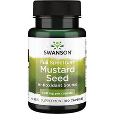 Swanson Fuldspektret Sennepsfrø 400 mg 60 Kapsler 60 stk