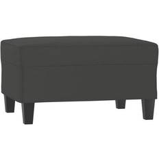 VidaXL Foot Stools vidaXL Footstool Dark Gray 27.6 x 21.7 x 16.1 Microfiber Fabric Foot Stool