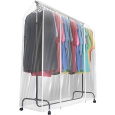 Casters Clothing Storage Sorbus Garment Rack Cover for Portable Closet Wardrobe 72x65"