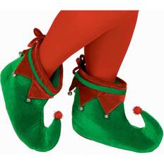 Red Shoes Amscan Elf shoes adult size, pair