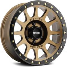 Method Race Wheels 17" Car Rims Method Race Wheels MR305 NV Bronze-Matte Black Lip Offset