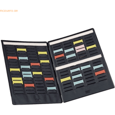 Planning Boards Nobo T-Card Mini Planner Size 1.5 2 x 4 Panels 17 Slots