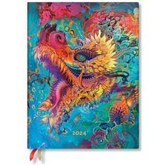 Paperblanks 12-Monatskalender Flexi 2024 Humming Dragon Ultra
