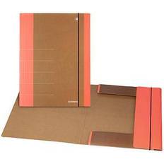 Kontorartikler Donau Folder with Elastic Band A4 500gsm 3 Compartments Orange
