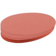 Gul Planlægningstavler Franken Moderationskarte Oval 190 x 110 mm Rot