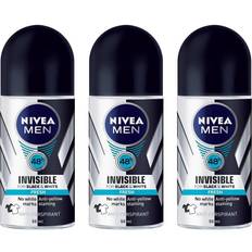 Nivea of 3 Bottles INVISIBLE FOR BLACK & FRESH Scent Roll On Anti-perspirant Deodorant