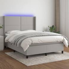 Senge & Madrasser vidaXL LED-lys stof Kontinentalseng