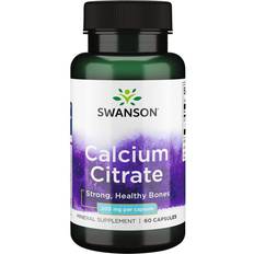 Swanson Vitaminer & Mineraler Swanson Calciumcitrat 200 mg 60 Kapsler 60 stk