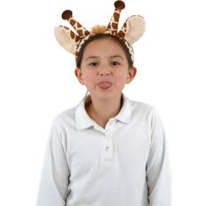 Animales Accesorios Elope Fleece Giraffe Ears & Tail Set Costume Kits