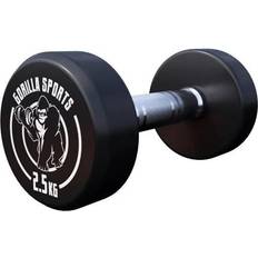 Gorilla Sports Dumbbells Gorilla Sports GS Rubber Dumbbells 2.5kg