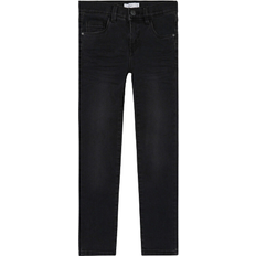 Ragazza Pantaloni Name It Kid's Slim Fit Jeans - Black Denim (13208915)