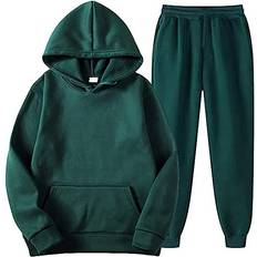 Green - Tracksuits Jumpsuits & Overalls Men's Autumn 2 Piece Tracksuit - Green