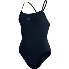 Speedo Endurance Thin Strap One Piece Swimsuit - Navy