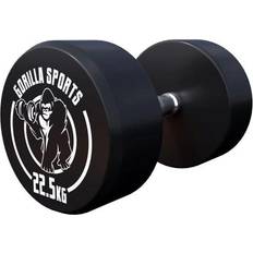 22.5 kg Haltères Gorilla Sports GS Rubber Dumbbells 22.5kg