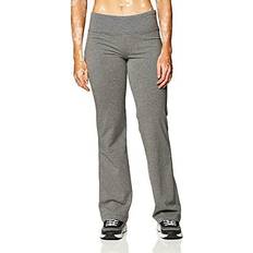 Jockey Trousers & Shorts Jockey Womens Activewear Cotton Stretch Bootleg Pant - Charcoal