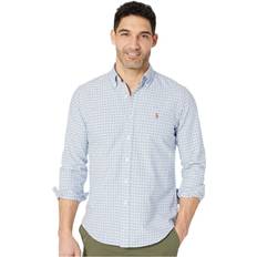 Polo Ralph Lauren POLO Men's Check Oxford Sportshirt, Blue/White