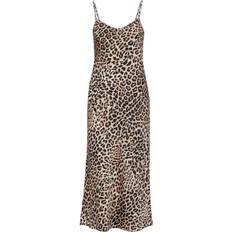 HUGO BOSS Brown Dresses HUGO BOSS Kimola Midi Dress Open Miscellaneo - DK 42