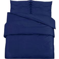 Polyester Bettwäsche vidaXL Lightweight Bettbezug Blau (240x220cm)