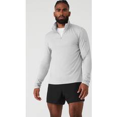 Alo Jumpers Alo 1/4 Zip Reform Long Sleeve - Athletic Heather Grey